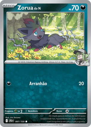 Zorua do N (097/159) / N's Zorua | Pokémon | MYP Cards