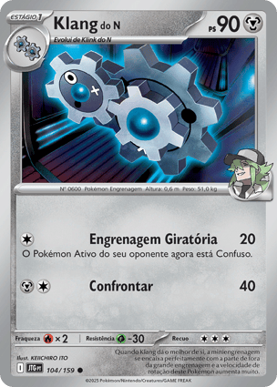 klang pokemon card Klang do N (104/159) / N's Klang | Pokémon