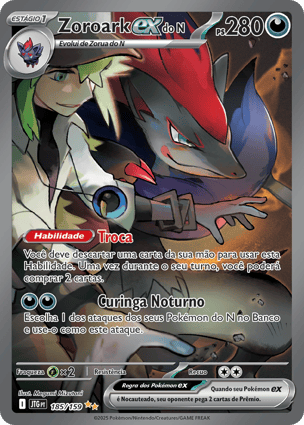 Zoroark ex do N (185/159) / N's Zoroark ex | Pokémon | MYP Cards