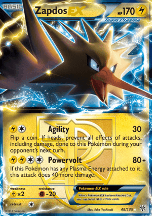 Zapdos-EX (048/135) | Pokémon | MYP Cards