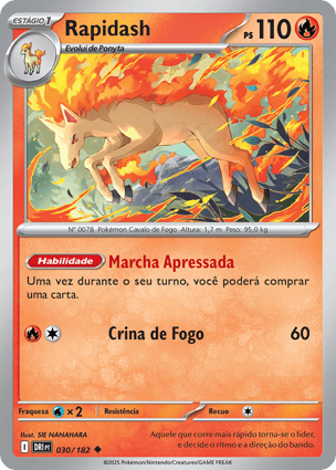 ポケモンカード eカード ダグトリオ 120/128 1ED ホロ Rapidash (030/182) | Pokémon | MYP Cards
