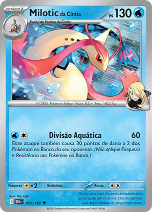 Milotic da Cíntia (053/182) / Cynthia's Milotic | Pokémon