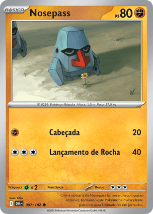 Nosepass (097/182) | Pokémon | MYP Cards