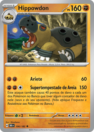 Hippowdon (106/182) | Pokémon | MYP Cards