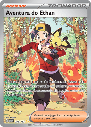 Aventura do Ethan (236/182) / Ethan's Adventure | Pokémon