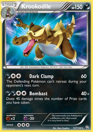 Krookodile (127/124) | Pokémon | MYP Cards