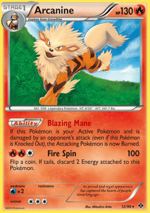 Arcanine (012/99) | Pokémon | MYP Cards