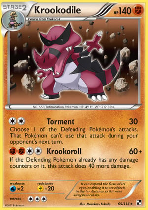 Krookodile (065/114) | Pokémon | MYP Cards