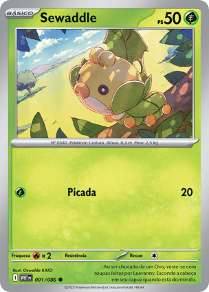 Sewaddle (001/086) | Pokémon | MYP Cards