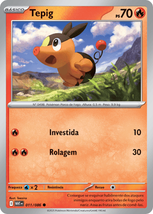 Tepig (011/086) | Pokémon | MYP Cards