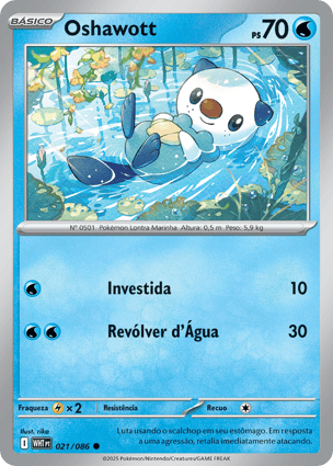 Oshawott (021/086) | Pokémon | MYP Cards