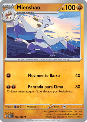 MeseMoa トレカ CH8 TT6 Mienshao (053/086) | Pokémon | MYP Cards