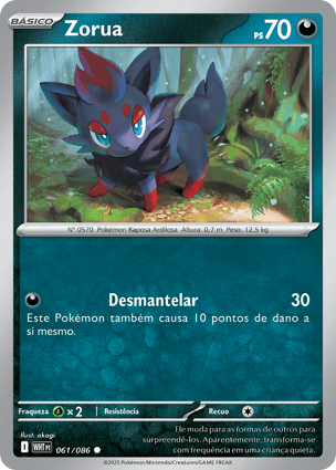 Zorua (061/086) | Pokémon | MYP Cards
