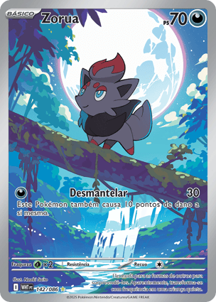 ゾロア ☆(AR) 142/086 Scarlet＆Violet-White … Zorua (142/086) | Pokémon | MYP Cards