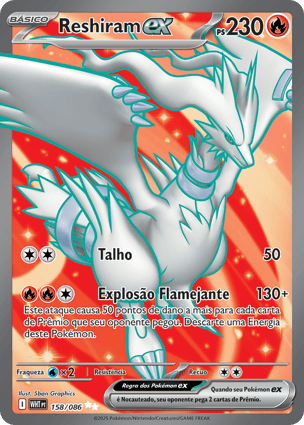 Reshiram ex (158/086) | Pokémon | MYP Cards