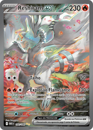 Reshiram ex 230 HP ポケモンカード Reshiram ex (166/086) | Pokémon | MYP Cards
