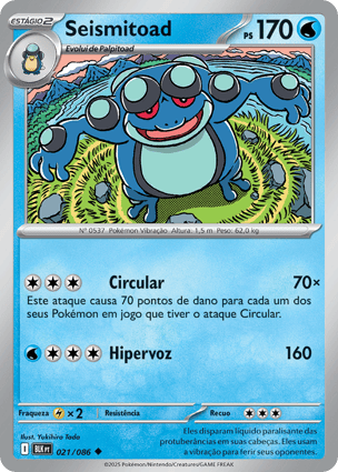 Seismitoad (021/086) | Pokémon | MYP Cards