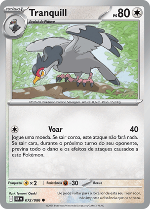 Tranquill (072/086) | Pokmon | MYP Cards