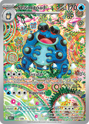 ポケモン POKEMON 105体 Seismitoad (105/086) | Pokémon | MYP Cards