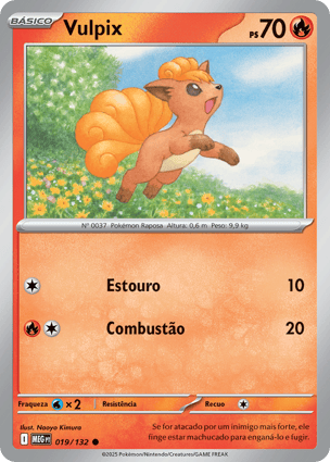 Vulpix (019/132) | Pokémon | MYP Cards