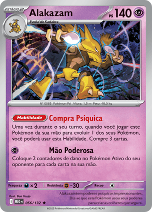Alakazam (056/132) | Pokémon | MYP Cards