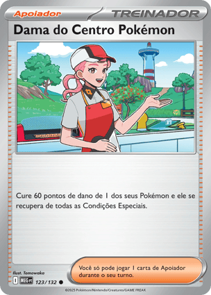 Dama do Centro Pokémon (123/132) / Pokémon Center Lady | Pokémon