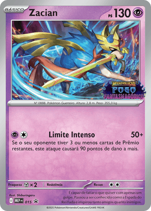 Zacian (015) | Pokémon | MYP Cards