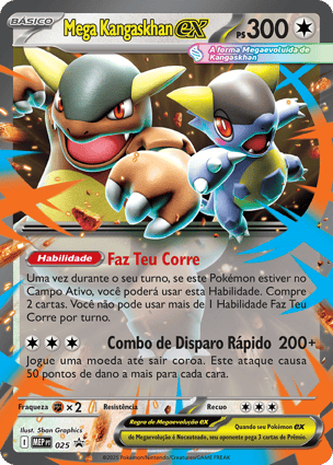 MEGA KANGASKHAN ex メガガルーラ Pokemon - Mega Kangaskhan ex - 104/132 - ME01: Mega Evolution (MEG