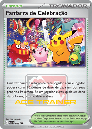 ポケモンカードゲーム Pokemon TCG Celebratory Fanfare Card Fanfarra de Celebração (028) / Celebratory Fanfare | Pokémon | MYP