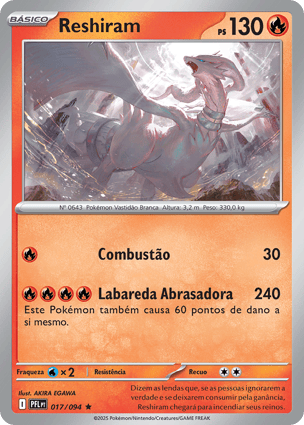 Reshiram (017/094) | Pokémon | MYP Cards