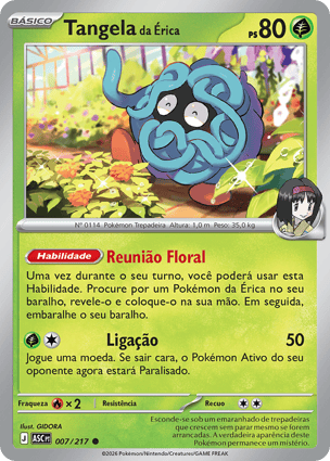 Tangela da Érica (007/217) / Erika's Tangela | Pokémon | MYP