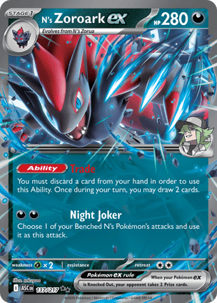 Zoroark ex do N (137/217) / N's Zoroark ex | Pokémon | MYP Cards
