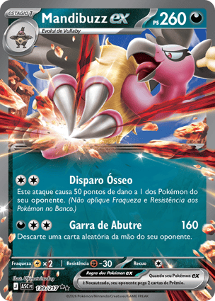 Mandibuzz ex (139/217) | Pokémon | MYP Cards