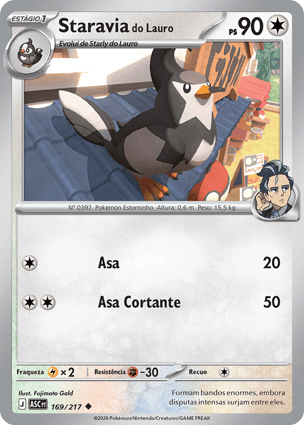 Staravia do Lauro (169/217) / Larry's Staravia | Pokémon