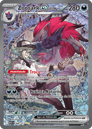 ポケモンカードゲーム N's Zoroark ex SPECIAL ART RARE #127 Zoroark ex do N (286/217) / N's Zoroark ex | Pokémon | MYP Cards