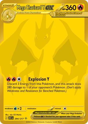 Mega Charizard Y ex (294/217) | Pokémon | MYP Cards