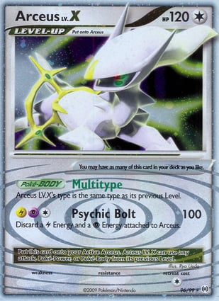 Arceus LV.X (096/111) | Pokémon | MYP Cards