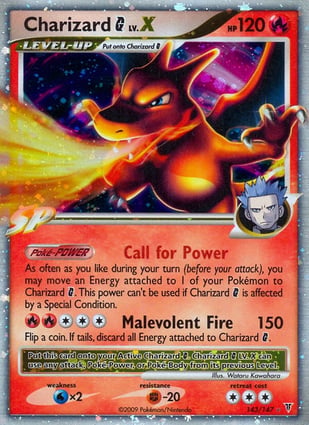Charizard G LV.X (143/153) | Pokémon | MYP Cards