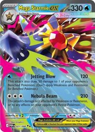 Mega Starmie ex - 021/088 (021/088) | Pokémon | MYP Cards