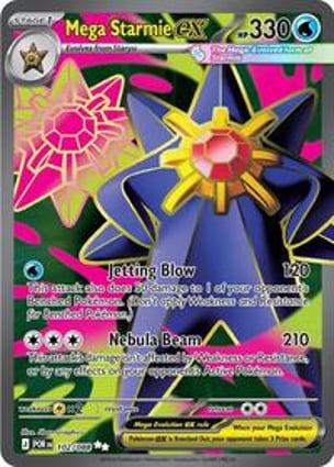 Mega Starmie ex - 102/088 (102/088) | Pokémon | MYP Cards