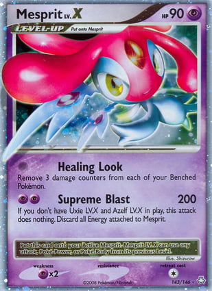 Mesprit LV.X (143/146) | Pokémon | MYP Cards