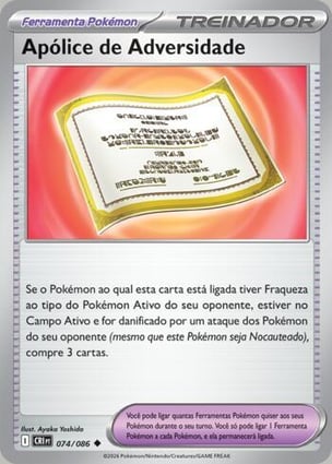 Apólice de Adversidade (074/086) / Adversity Policy | Pokémon