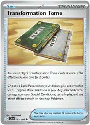Tomo da Transformação (083/086) / Transformation Tome | Pokémon
