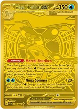 Mega Greninja ex - 122/086 (122/086) | Pokémon | MYP Cards