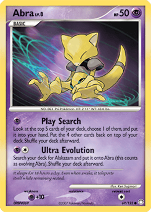 Abra (069/123) | Pokémon | MYP Cards