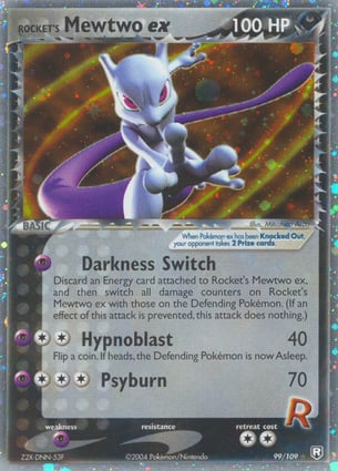 Rockets Mewtwo ex (099/109) | Pokémon | MYP Cards