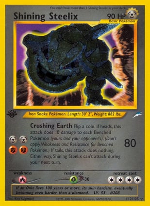 Shining Steelix (112/105) | Pokémon | MYP Cards