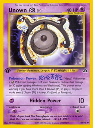 Unown [M] (049/75) | Pokémon | MYP Cards