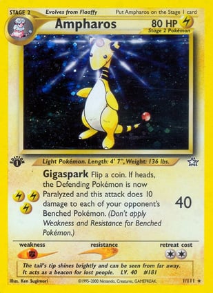 Histórico de Preços - Ampharos | Pokémon | MYP Cards