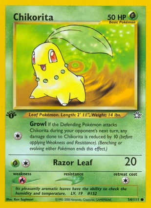 Chikorita (054/111) | Pokémon | MYP Cards